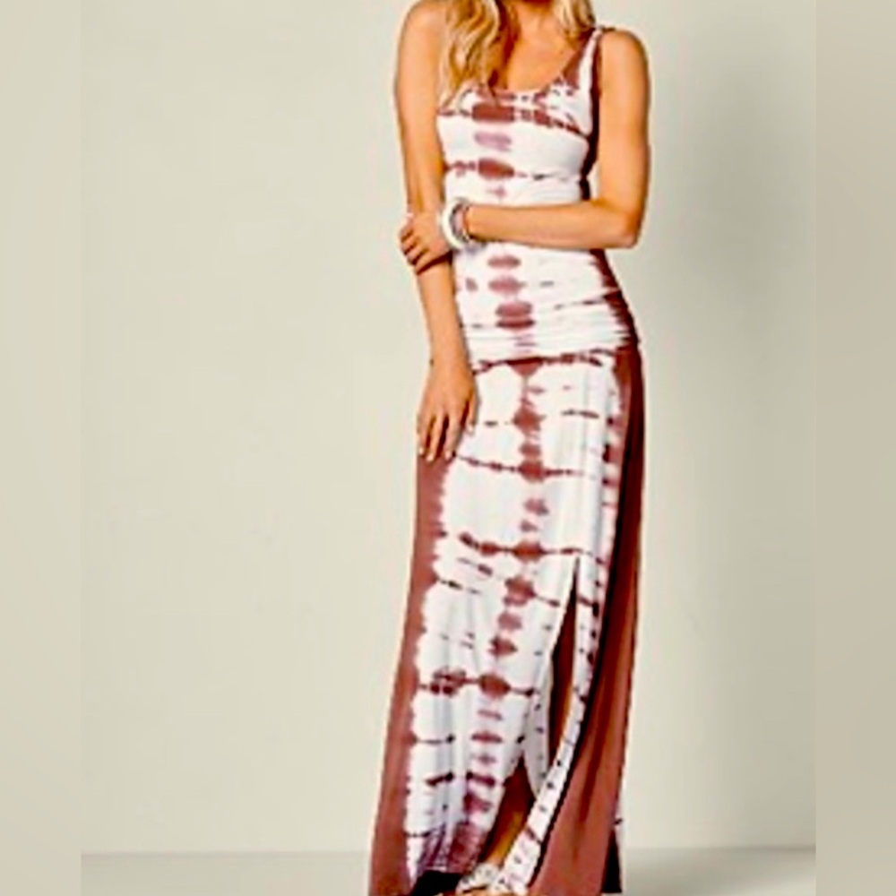 Venus Tyrese Stretch Maxi- Rayon/ Spandex Dress Size M